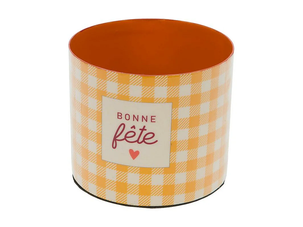 Set de 2 cache-pots Bonne fête