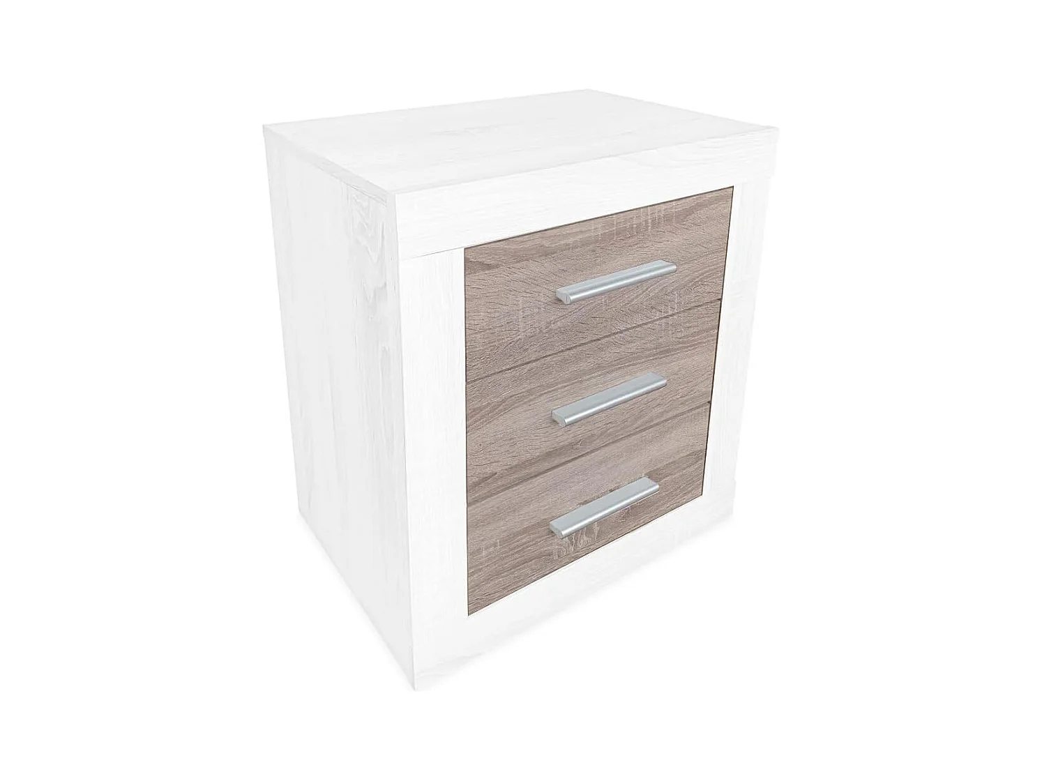 Pack Cabecero de 160 x 120 cm + 2 Mesitas de Noche | Dormitorio Completo | Colores Andersen y Pino Gris (para Cama de 135-140 o 160) – Meyvaser