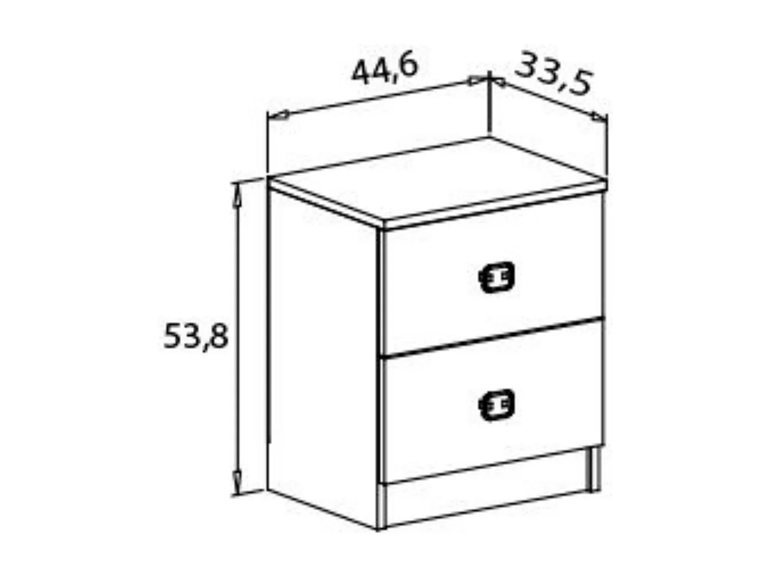 Cabezal + Dos Mesitas de Noche, Cabecero y Mesitas, Acabado en Cambrian y Blanco, Medidas: 247 cm (An) x 54 cm (Al) x 33 cm (Fon) - Meyvaser