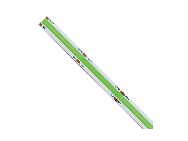 15 W/MT 24 V einfarbiger COB-LED-Streifen – 5 m Rolle – Grün