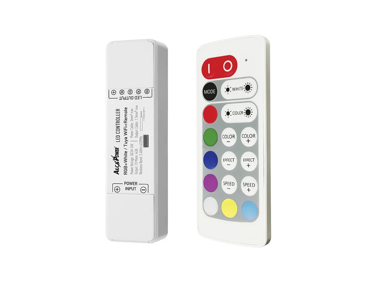 Télécommande pour bandes LED Smart Tuya RGB-W