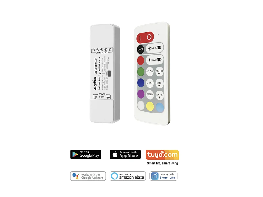 Mando a distancia para tiras LED Smart Tuya RGB-W