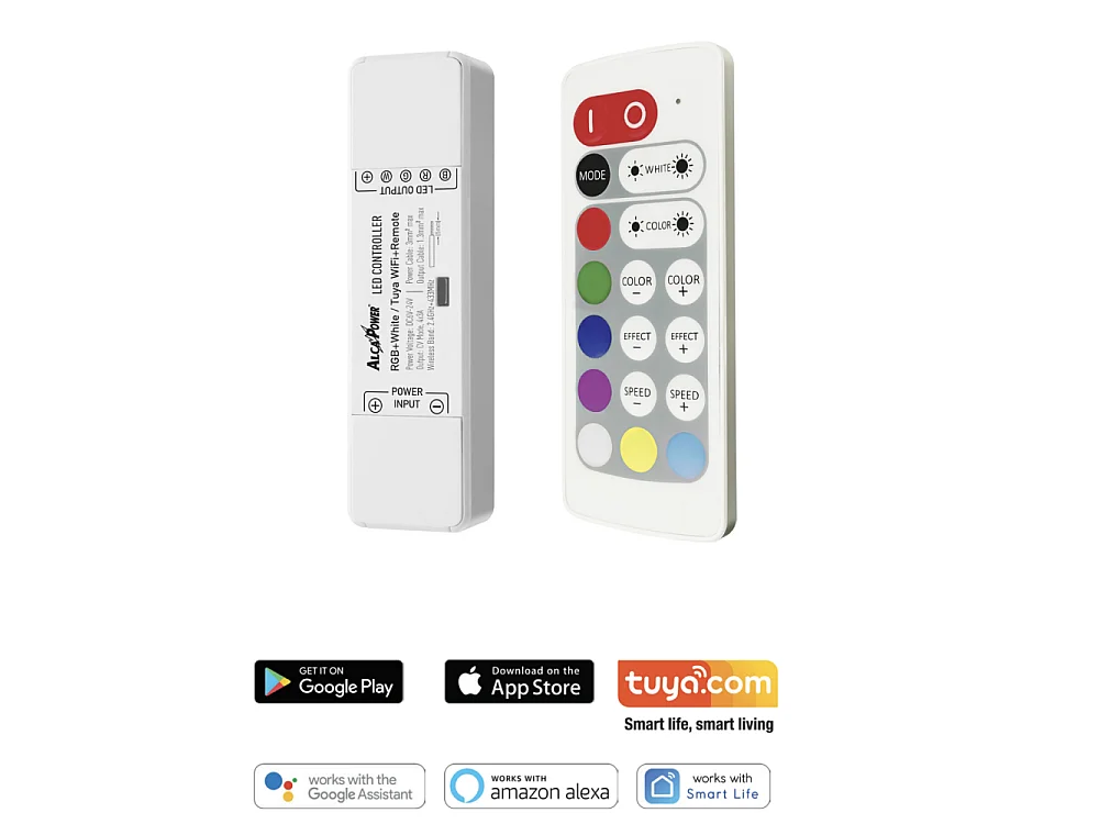 Telecomando per controllo remoto delle strisce led Smart Tuya RGB-W