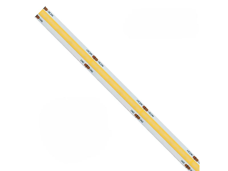 5 m COB IP65 einfarbiger LED-Streifen 15 W/MT 24 V - 3000 K