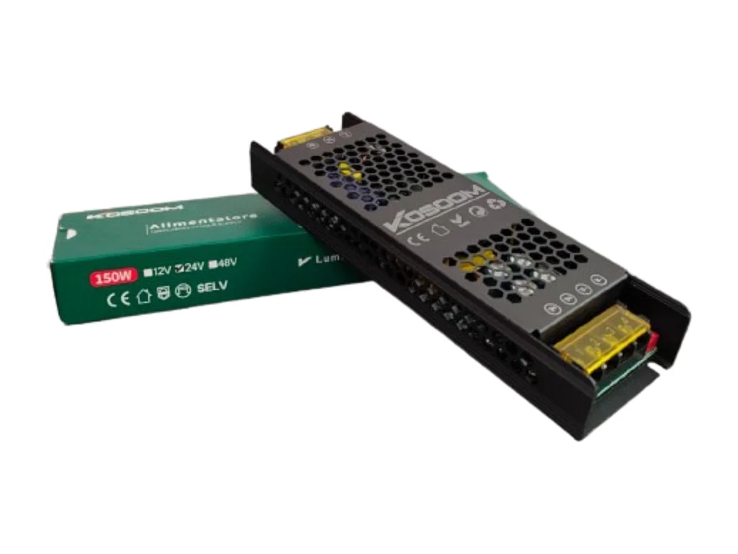 Alimentatore LED Dimmerabile 24V 150W Trasformatore ultra sottile per striscia LED Driver LED