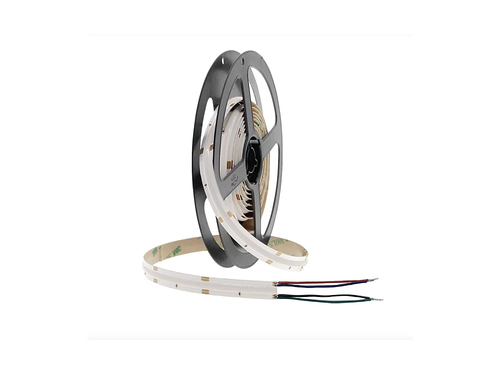 Tira LED COB IP20 5m RGB 12V 15W/MT