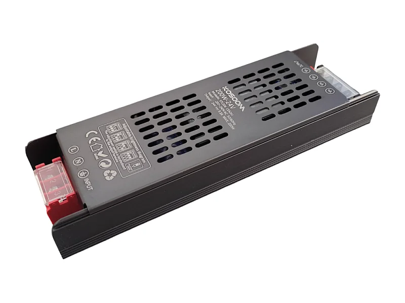 Fuente de alimentación LED regulable de 24 V y 200 W, transformador ultrafino para tira LED, controlador LED