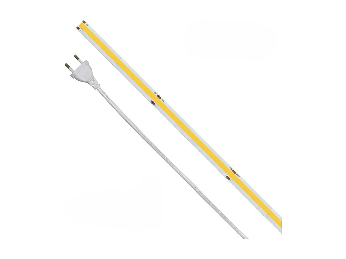 5m COB LED strip IP65 single color 14W/MT 220V - 4000K