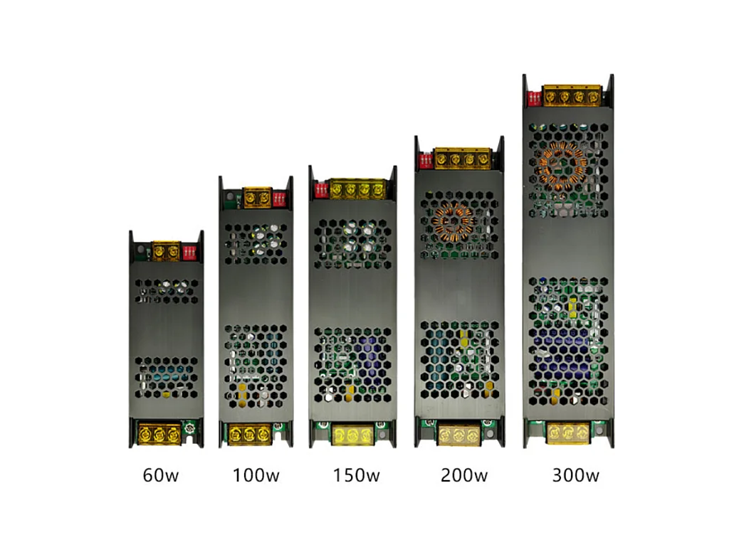 Fuente de alimentación LED regulable de 24 V y 300 W, transformador ultrafino para tira LED, controlador LED