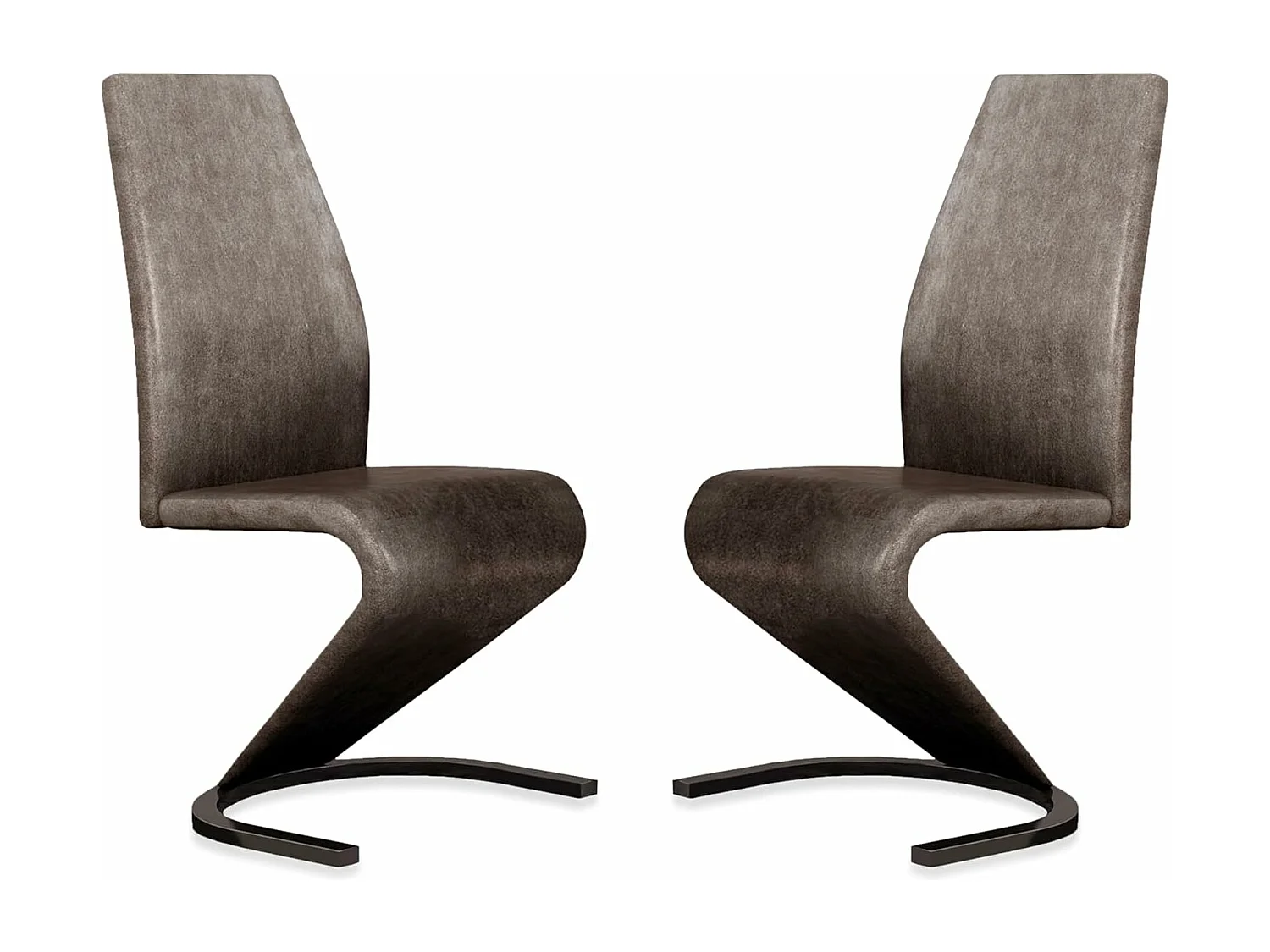 Pack de 2 Sillas de Comedor, Salón o Cocina – Tapizadas en Tela Jarama Color Marengo, Medidas: 45 cm x 64 cm x 100 cm