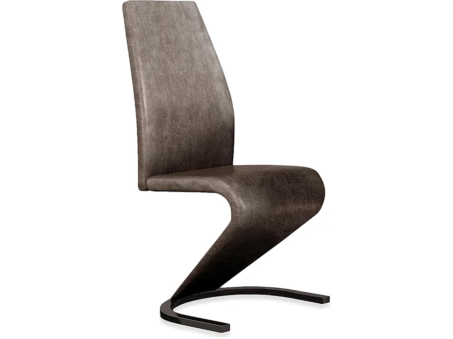 Pack de 2 Sillas de Comedor, Salón o Cocina – Tapizadas en Tela Jarama Color Marengo, Medidas: 45 cm x 64 cm x 100 cm