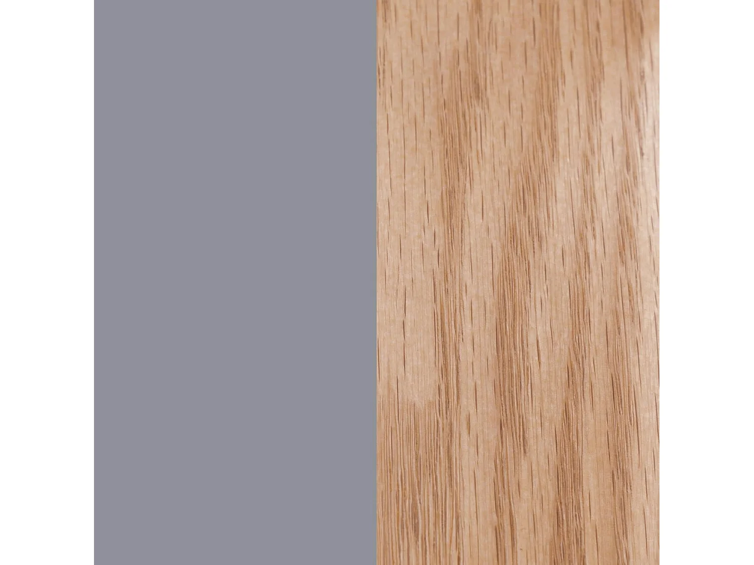Pack de 4 Sillas para Comedor, Cocina o Salón – Simil Piel Gris y Madera, Medidas: 48 cm x 45 cm x 84 cm.