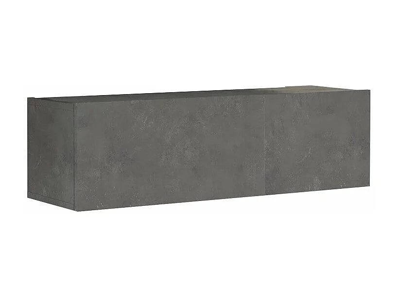 meuble tv serit antique gris foncé mélaminé 100x31,5x29,6 cm