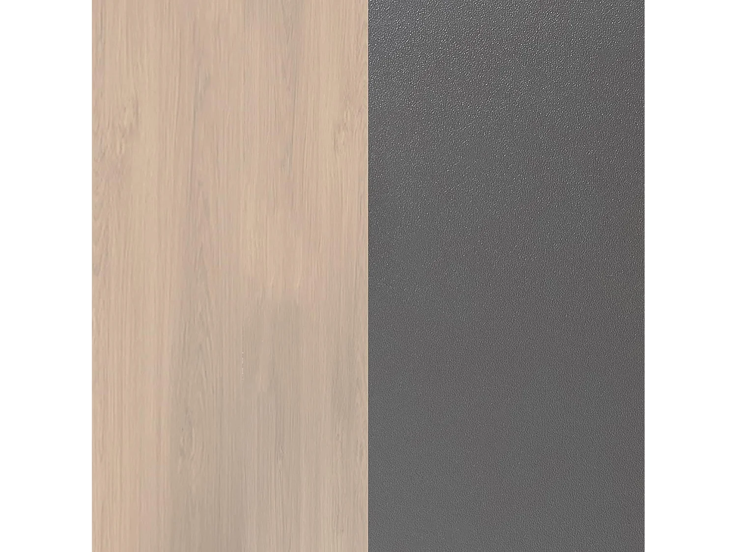 Estantería con Escritorio, Estantería Multifunción, Mesa de Ordenador, Acabado en Cambrian y Grafito, Medidas: 119,6 cm (Largo) x 139,6 cm (Alto) x 34