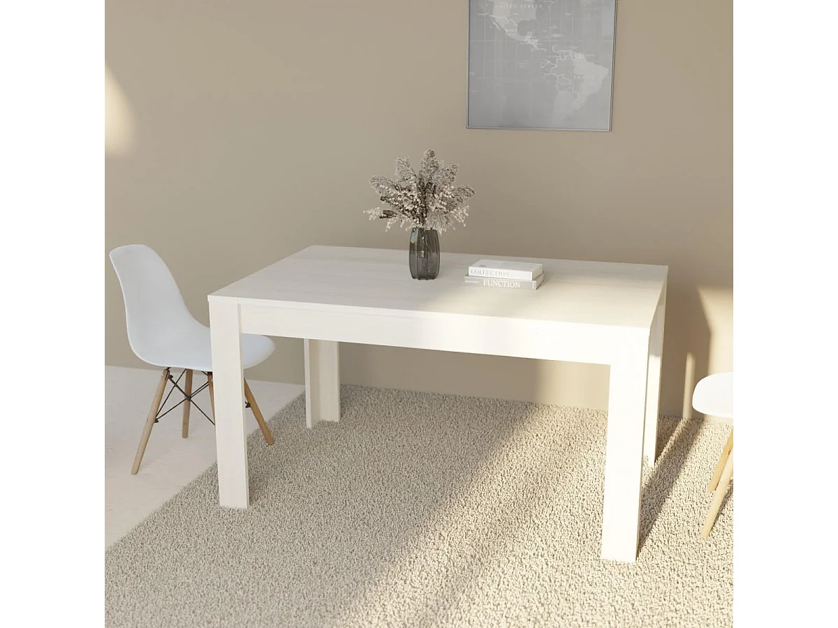 Mesa de Comedor, Mesa de Salón Fija, Robusta y Funcional, Color Andersen Pino, Medidas: 140 cm (Largo) x 80 cm (Ancho) x 75 cm (Alto) – Meyvaser
