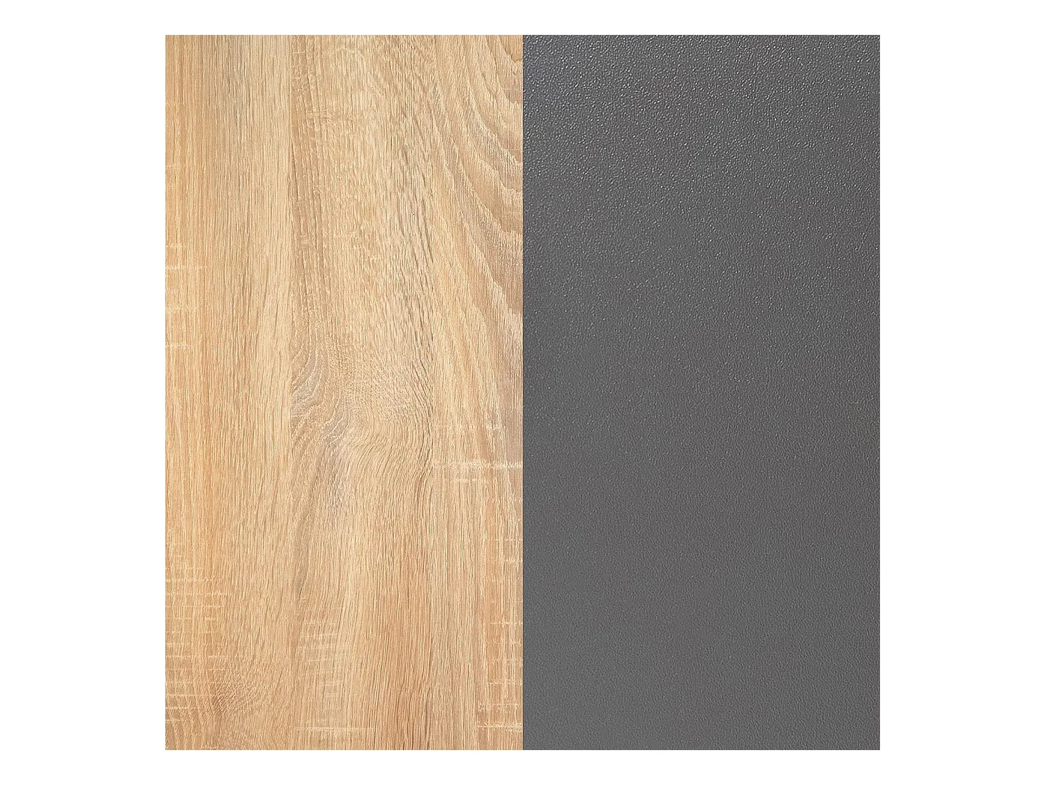 Cómoda 4 Cajones, Mueble Almacenaje Dormitorio, Color Cambria y Grafito, Medidas: 89 cm (Largo) x 89,6 cm (Alto) x 39,6 cm de (Fondo) Meyvaser