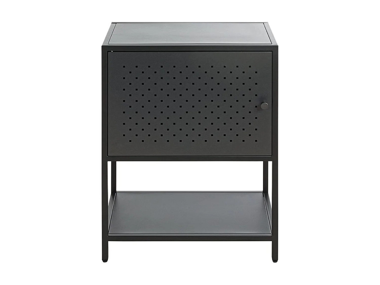 Meuble console, table console en métal coloris noir  -longueur 45 x profondeur 30 x hauteur 60 cm