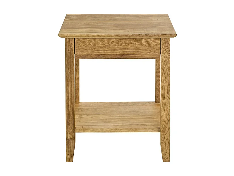Meuble console, table console en bois massif coloris chêne -longueur 50 x profondeur 40 x hauteur 60 cm