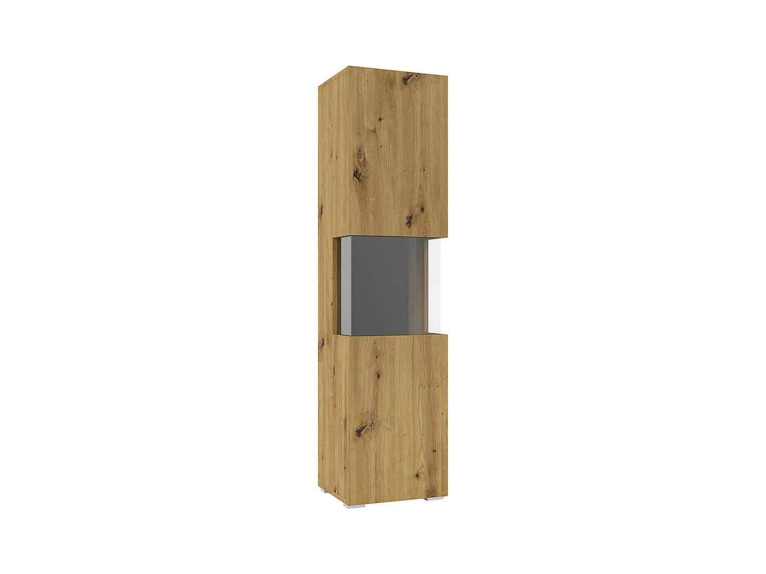 Vitrine 1 porte Glora Bois