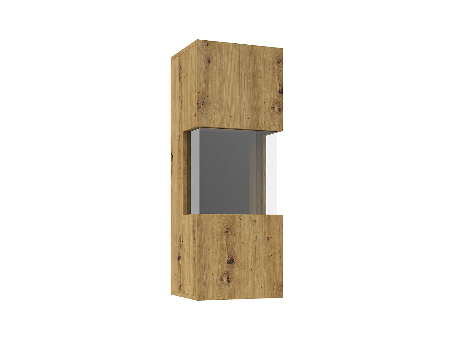 1-deurs wandvitrine Glora Wood