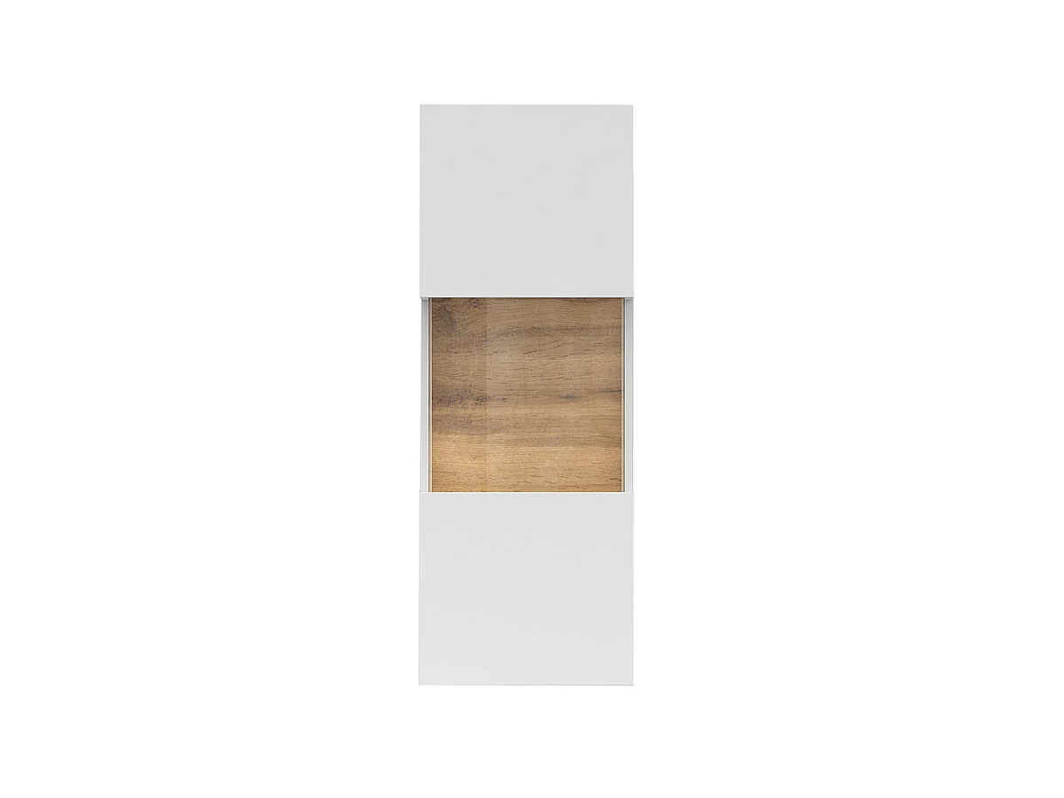 Vitrine murale 1 porte Glora Blanc