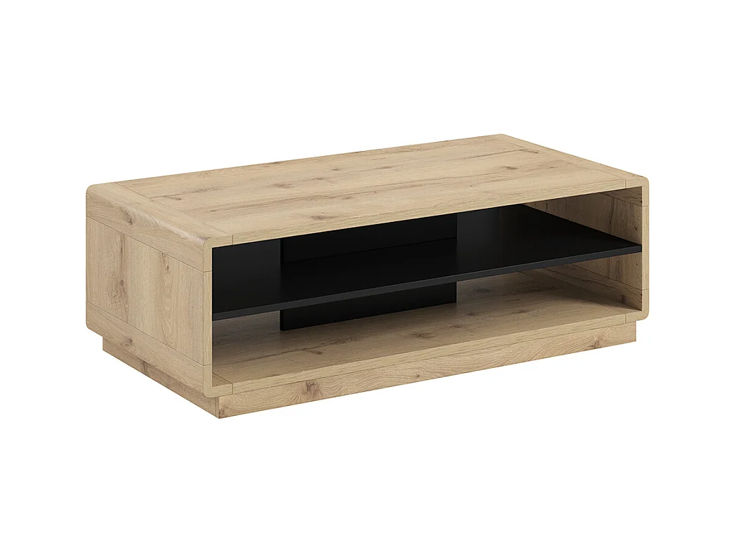 Table basse Raven Noir et Bois