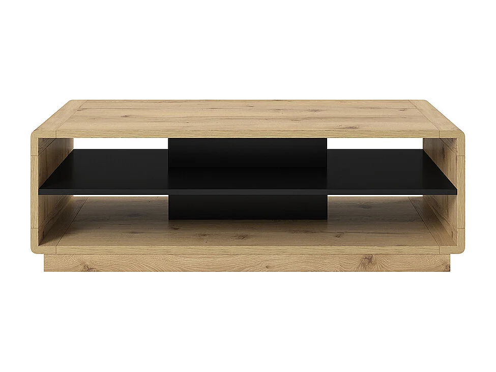 Table basse Raven Noir et Bois