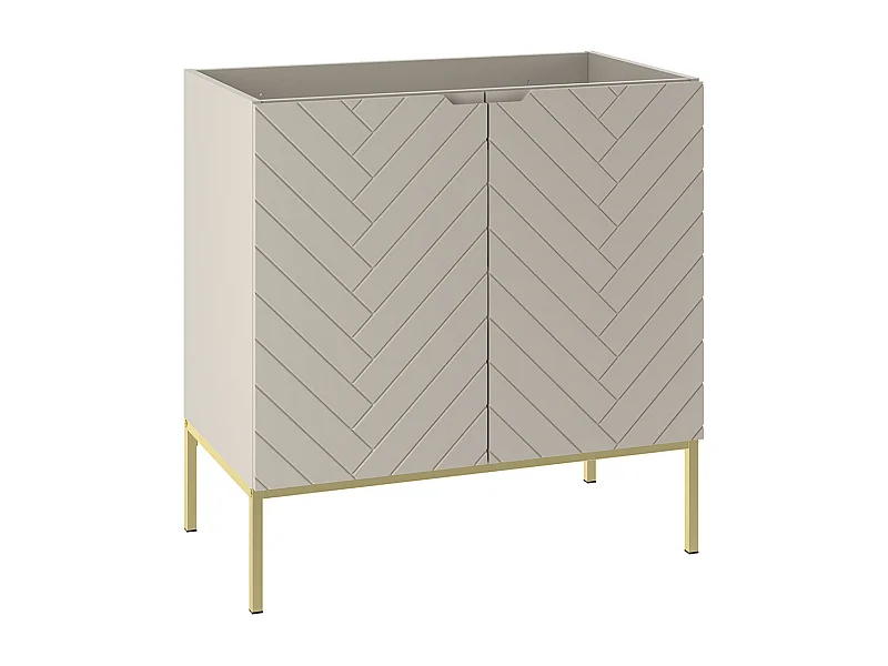 Mobile bagno senza lavabo Daria cachemire 80cm