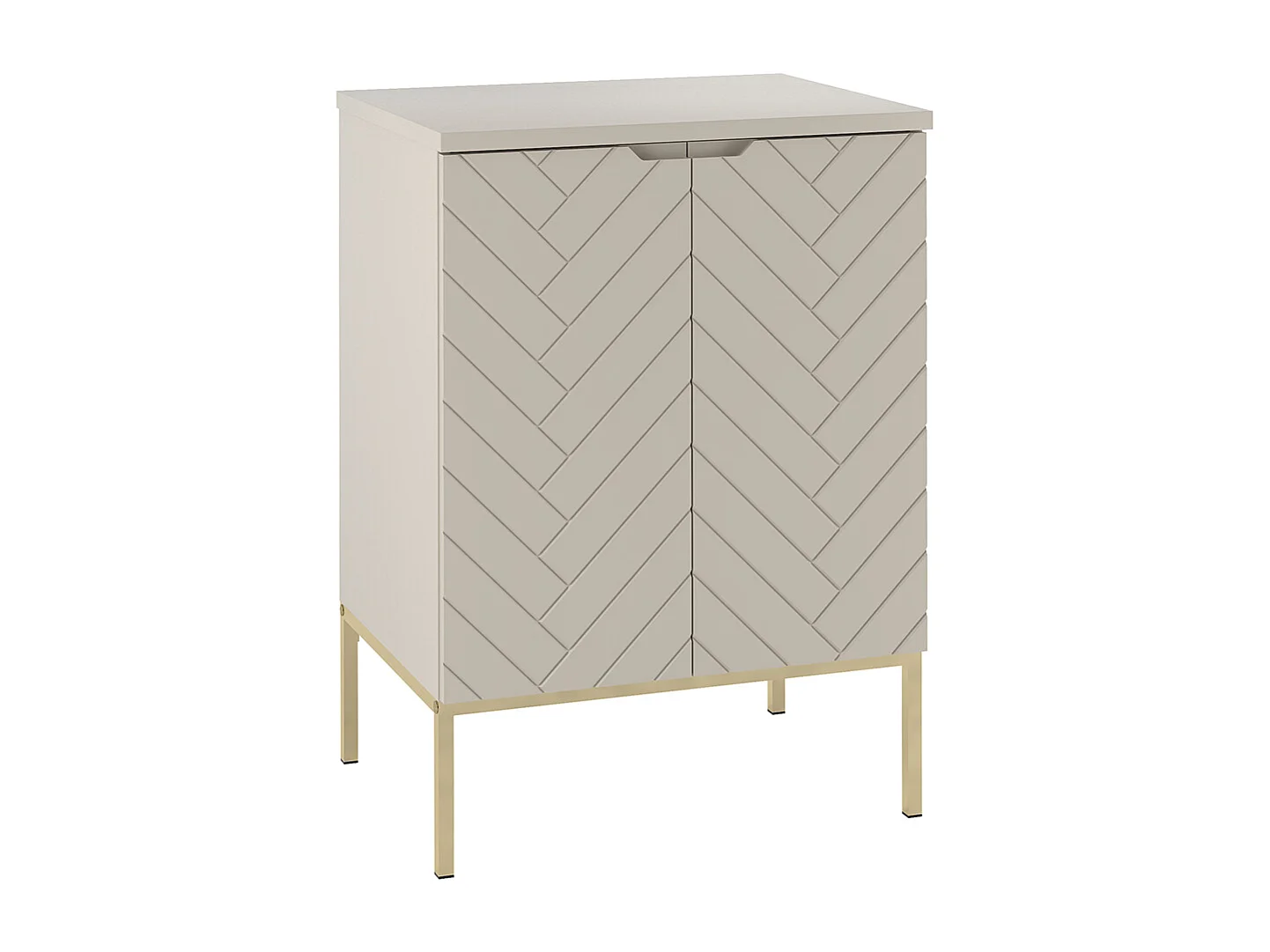 Waschbeckenunterschrank 60cm Waschtisch auf Füßen Daria Kaschmir