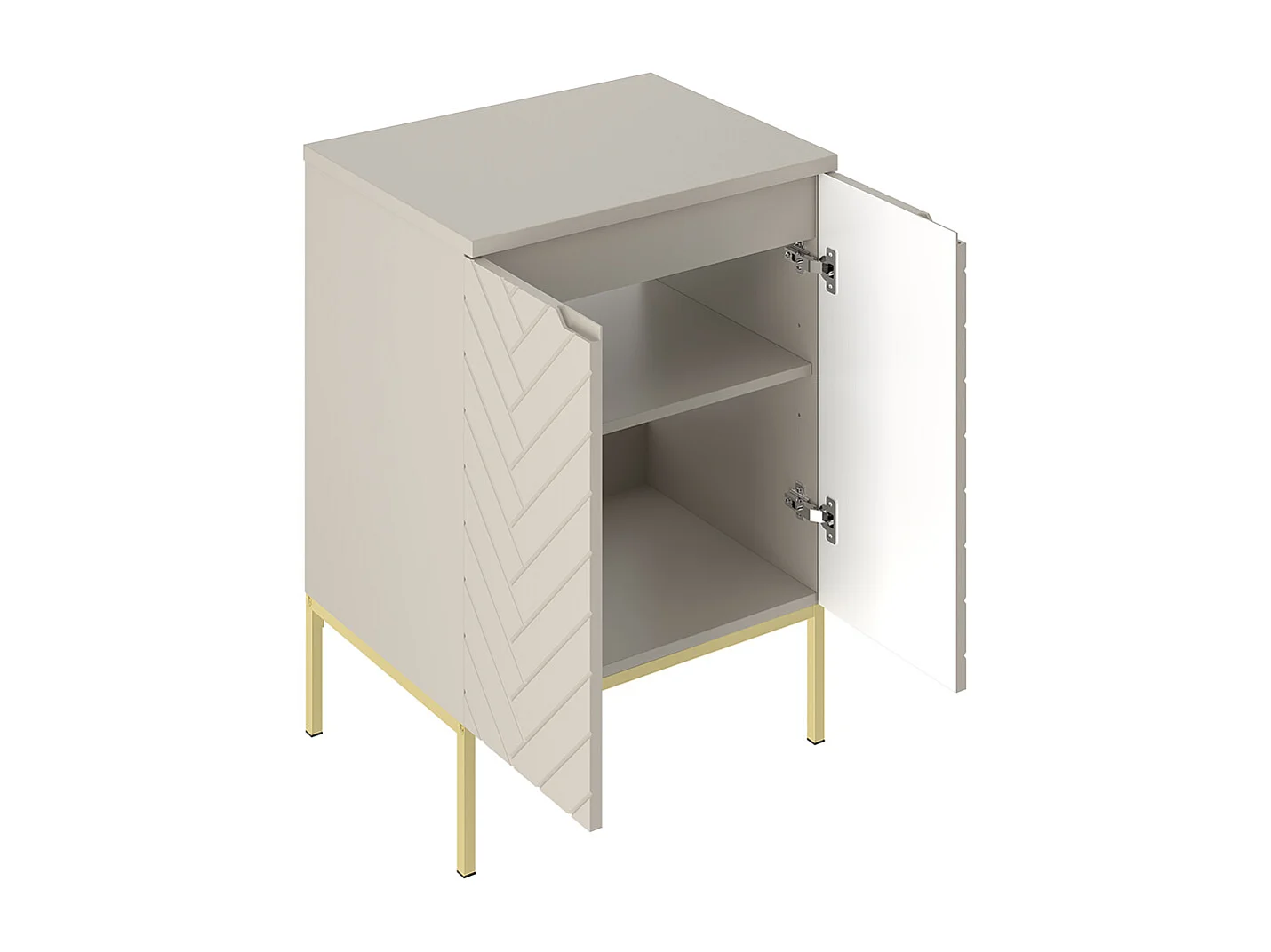 Waschbeckenunterschrank 60cm Waschtisch auf Füßen Daria Kaschmir