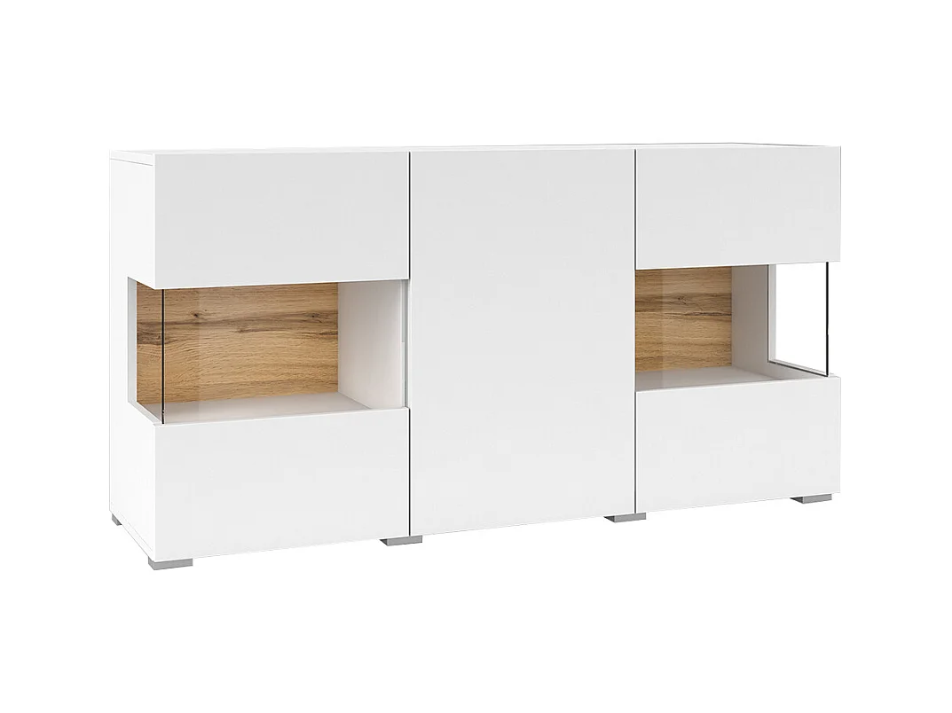 Buffet 3 portes Glora Blanc