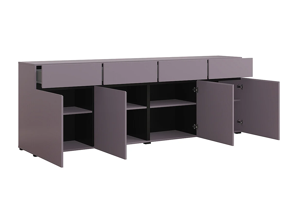 Lilia Violet 4-deurs dressoir met 4 laden