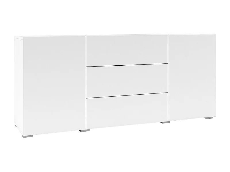 Glora Wit 2-deurs dressoir met 3 laden