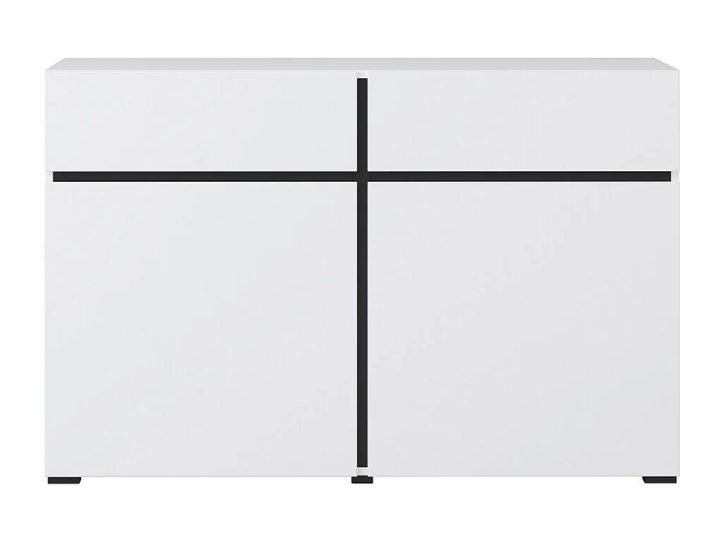 Lilia Wit 2-deurs dressoir met 2 laden