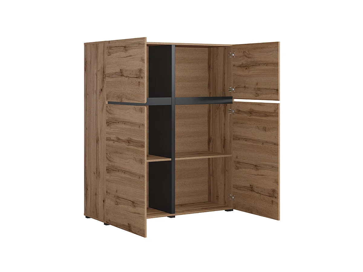 Lilia Wood 4-door sideboard