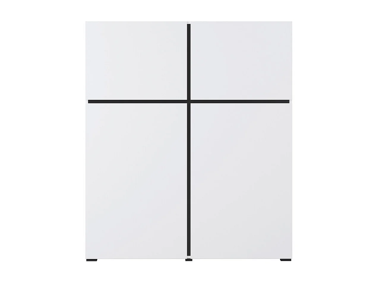 Buffet 4 portes Lilia Blanc