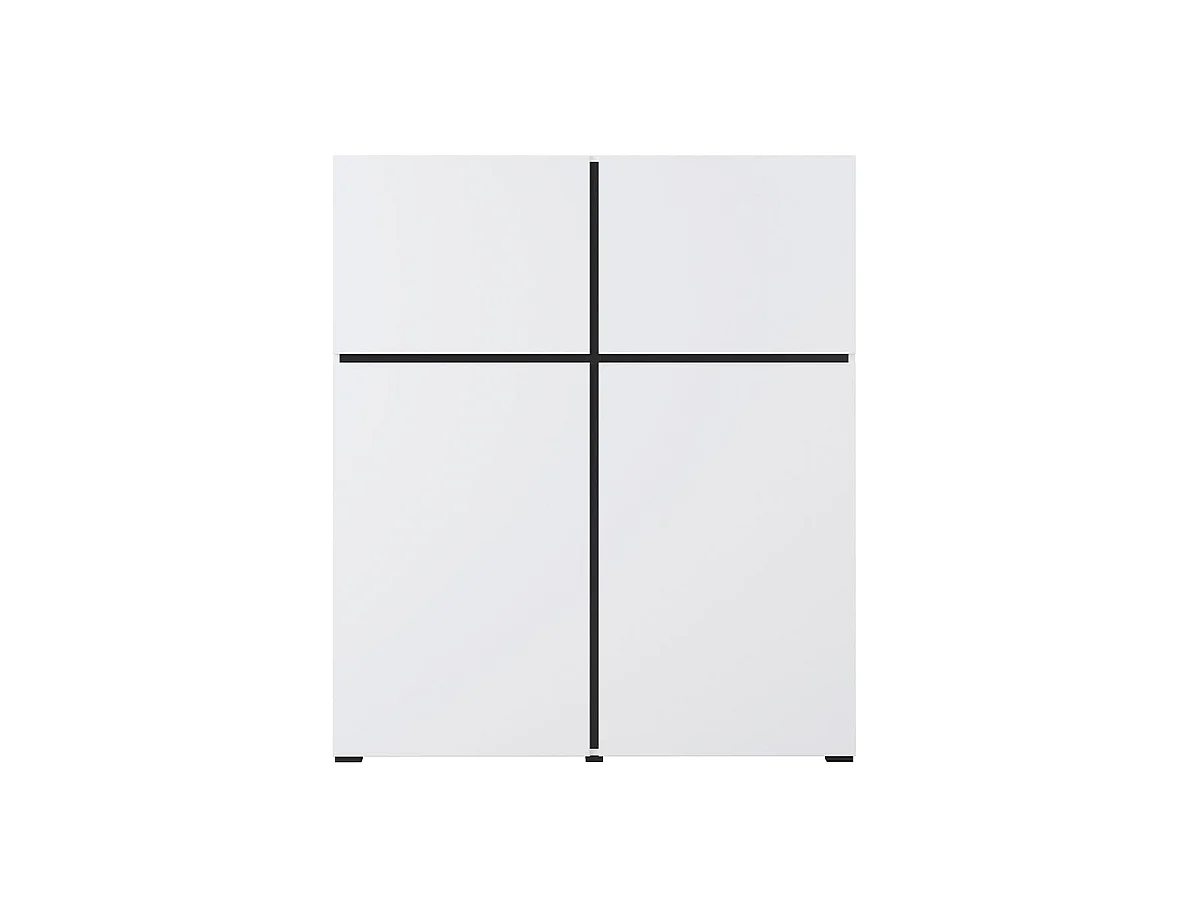 Lilia 4-door sideboard White