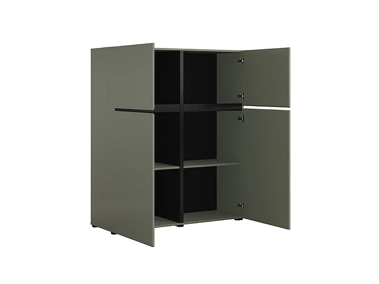 Lilia Groen 4-deurs dressoir