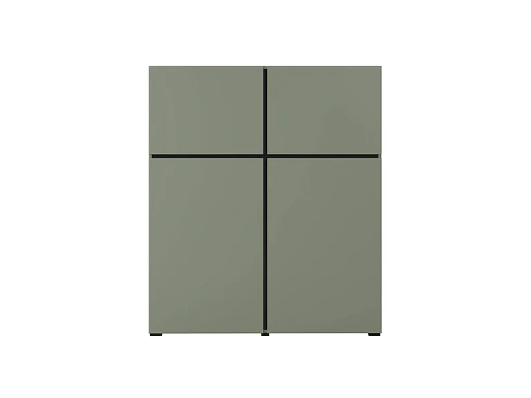 Lilia Groen 4-deurs dressoir