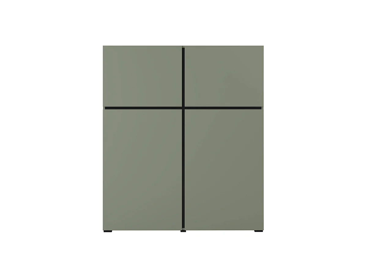 4-door sideboard Lilia Green