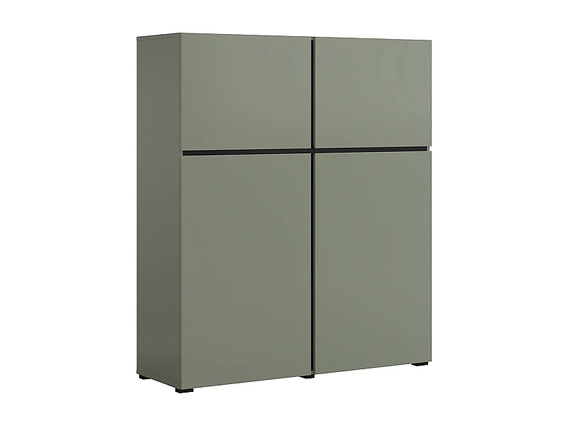 Lilia Groen 4-deurs dressoir