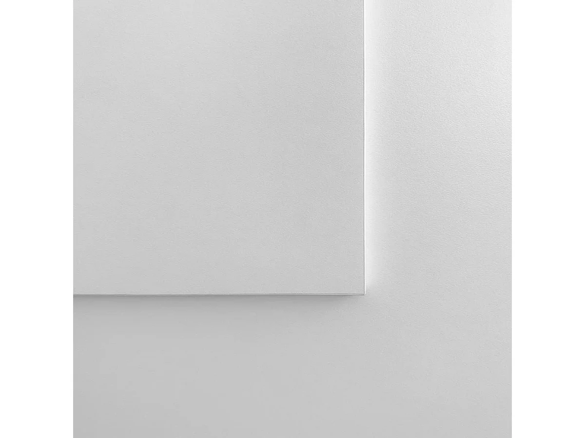 Cabecero de cama + 2 mesitas de noche Color blanco 160x45x1,6 cm (anchoxaltoxfondo)