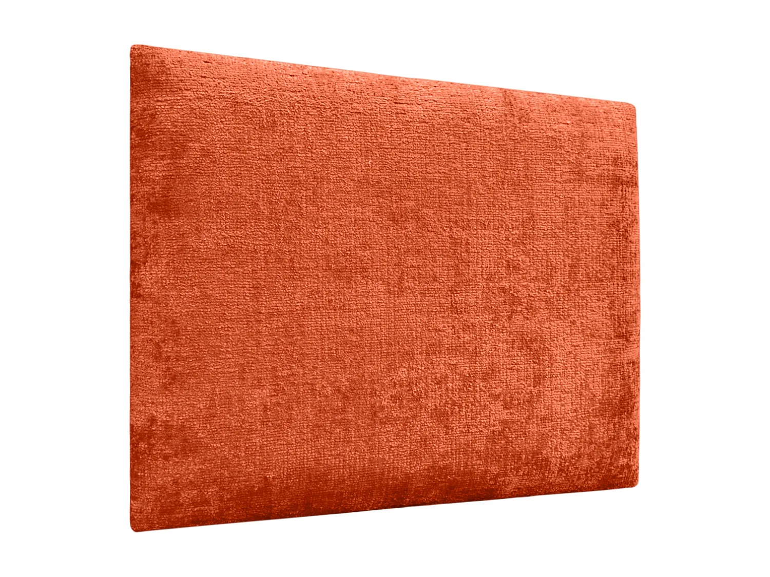 DHOME Tête de Lit Rembourrée en Laine Écologique Composée de Panneaux Autocollants Interchangeables Chambre de Luxe Rembourrée (Orange, 110 cm)