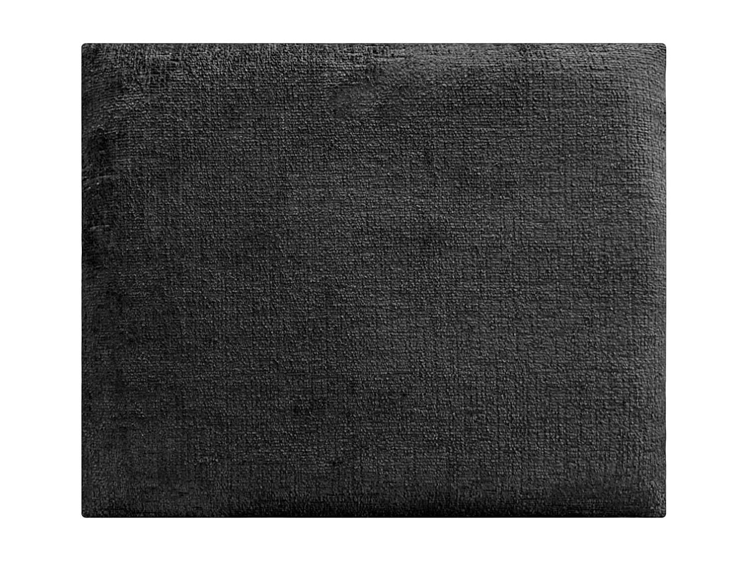 DHOME Gepolstertes Kopfteil aus ökologischer Wolle, bestehend aus austauschbaren selbstklebenden Paneelen, luxuriöses gepolstertes Schlafzimmer (schwarz, 110cm)