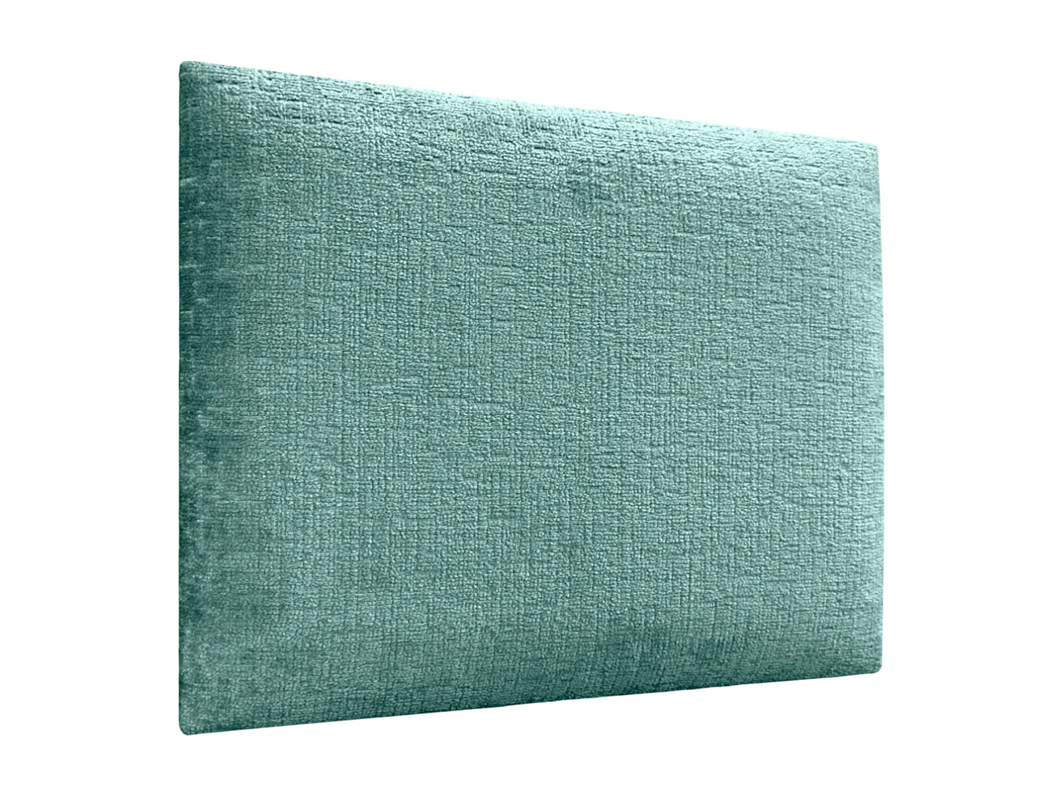 DHOME Tête de Lit Rembourrée en Laine Écologique Composée de Panneaux Autocollants Interchangeables Chambre de Luxe Rembourrée (vert aqua, 80 cm)