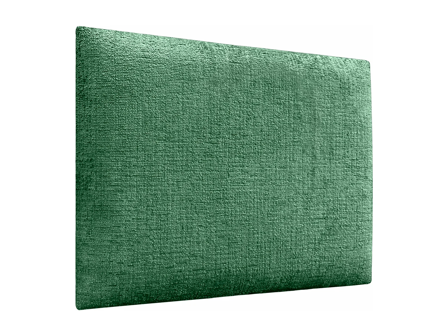 DHOME Tête de Lit Rembourrée en Laine Écologique Composée de Panneaux Autocollants Interchangeables Chambre de Luxe Rembourrée (Vert, 135 cm)
