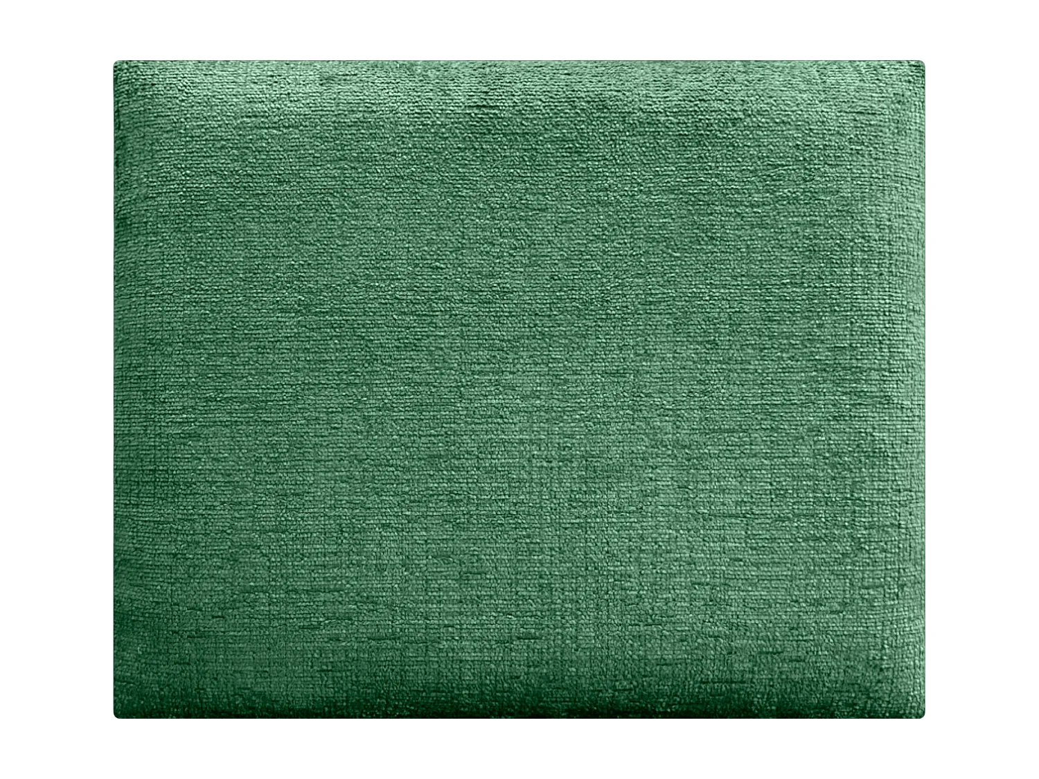 DHOME Tête de Lit Rembourrée en Laine Écologique Composée de Panneaux Autocollants Interchangeables Chambre de Luxe Rembourrée (Vert, 80 cm)
