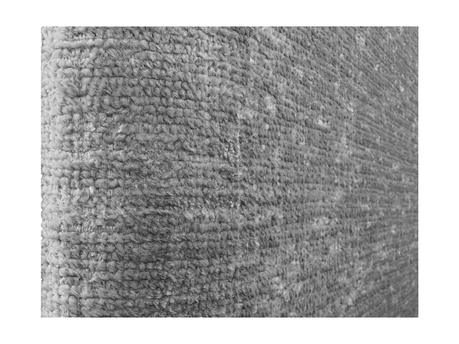 DHOME Gestoffeerd hoofdeinde in ecologische wol, samengesteld uit verwisselbare zelfklevende panelen, luxe slaapkamer opgevuld (grijs, 150 cm)