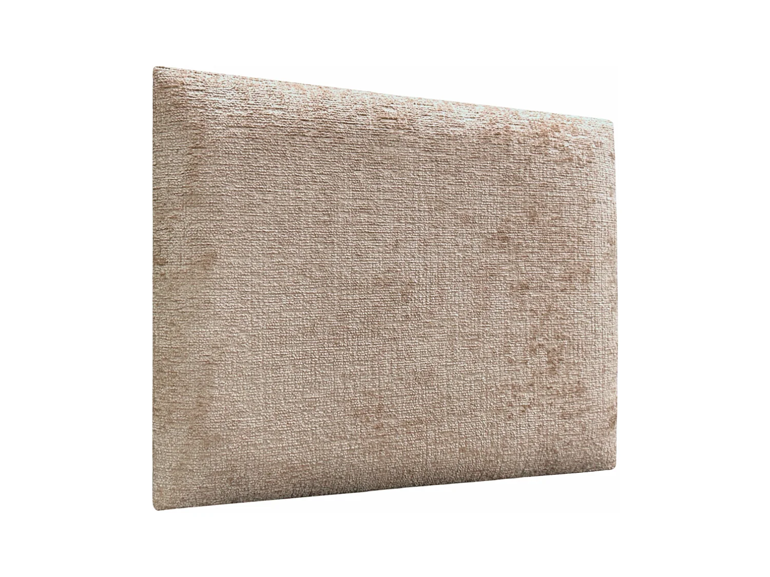 DHOME Gepolstertes Kopfteil aus ökologischer Wolle, bestehend aus austauschbaren selbstklebenden Paneelen, luxuriöses gepolstertes Schlafzimmer (Hellbraun, 80cm)