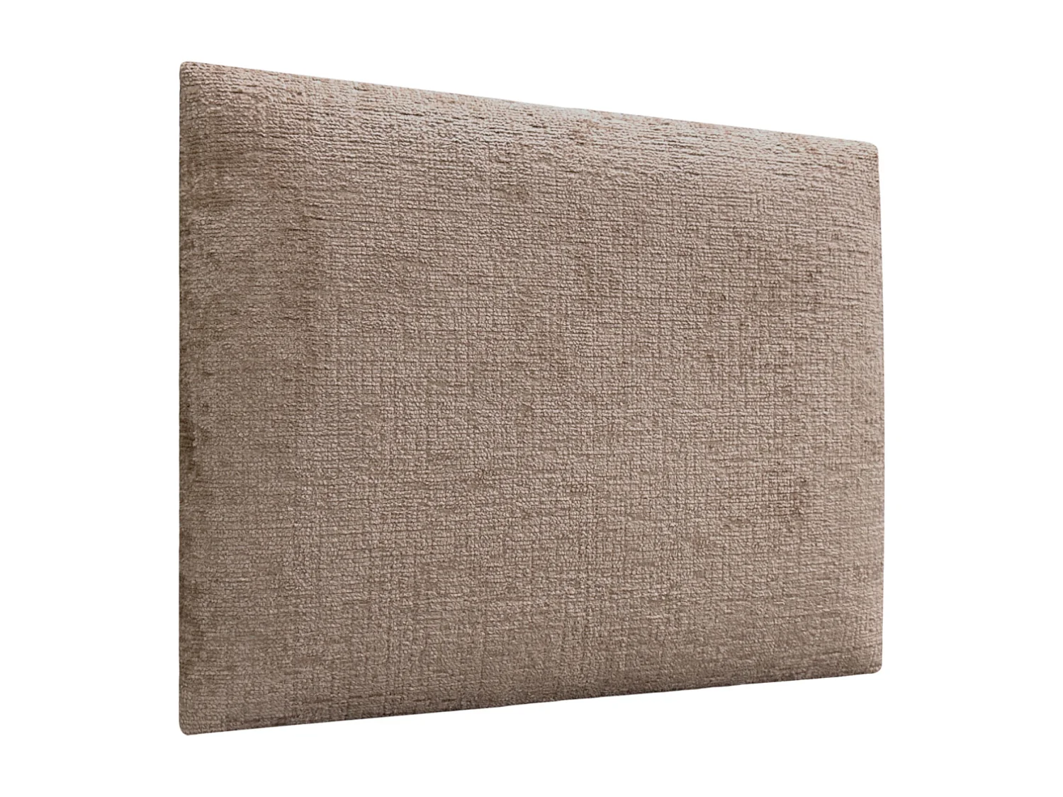 DHOME Gepolstertes Kopfteil aus ökologischer Wolle, bestehend aus austauschbaren selbstklebenden Paneelen, luxuriöses gepolstertes Schlafzimmer (Braun, 180cm)